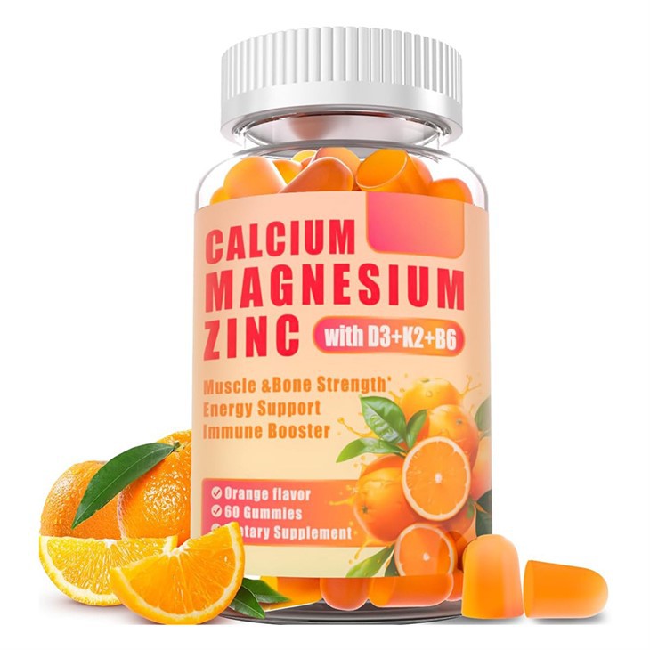 Calcium Magnesium Zinc D3k2 Gummies
