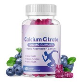 Calcium citrate 1000Mg Gummies Family tsom kho kev nyab xeeb rau cov pob txha muaj zog thiab cov leeg